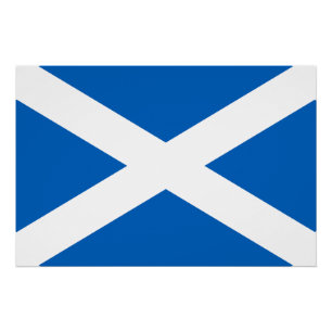 Scotland Flag Poster