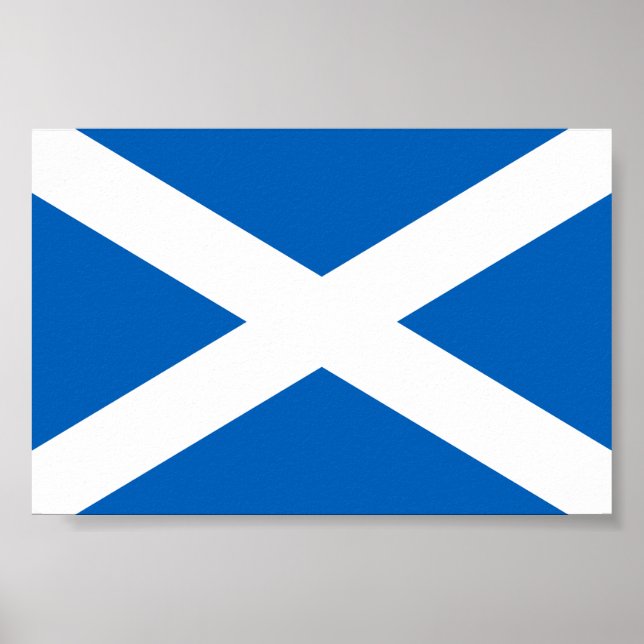 Scotland Flag Poster (Front)