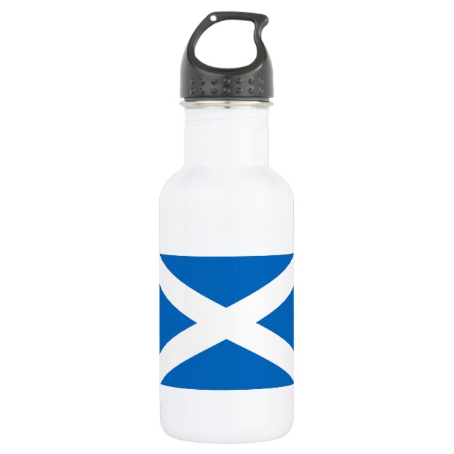 Scotland Flag - Scottish Flag Souvenir 532 Ml Water Bottle (Front)
