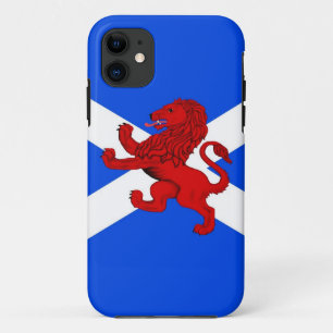 Scotland flag, Scottish rampant lion iPhone 11 Case