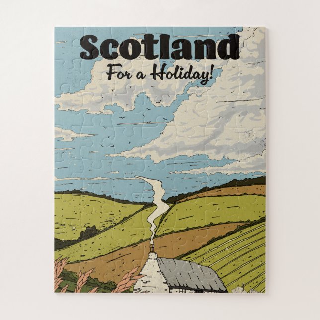 Scotland For a Holiday! Jigsaw Puzzle (Vertical)