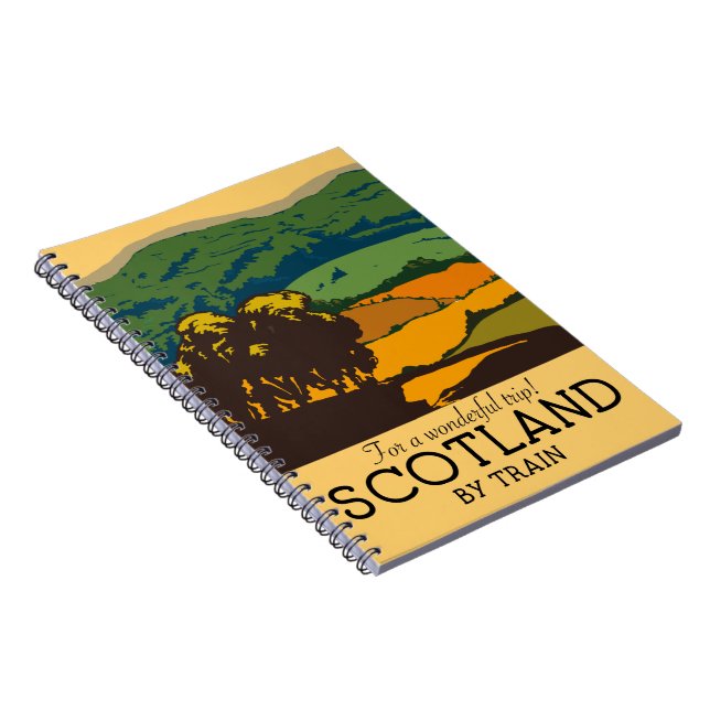 Scotland "For a Wonderful trip!" Notebook (Right Side)