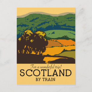 Scotland "For a Wonderful trip!" Postcard