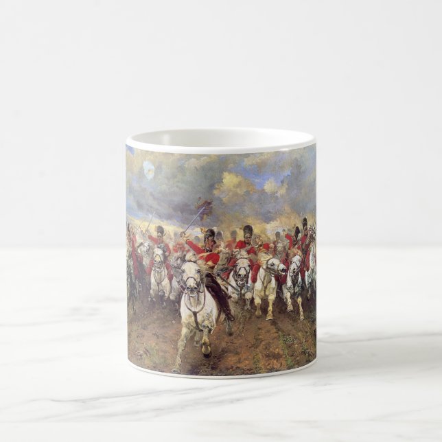 Scotland For Ever (Cavalry Officers) (Military) Coffee Mug (Center)