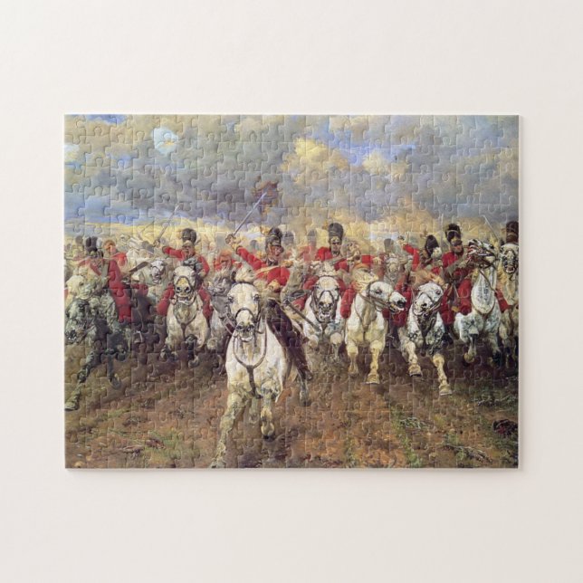 Scotland For Ever (Cavalry Officers) (Military) Jigsaw Puzzle (Horizontal)