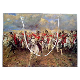 Scotland For Ever (Cavalry Officers) (Military) Large Gift Bag