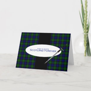 Scotland Forever Alba gu bràth Card