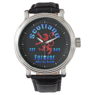 Scotland Forever Est 843 Alba Gu Brath Watch
