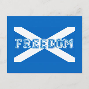 Scotland Freedom Postcard