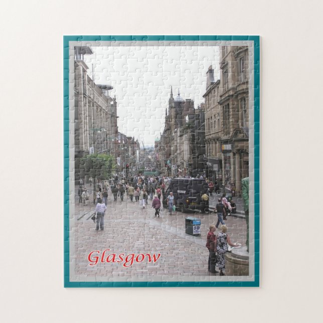 Scotland - Glasgow - Buchanan Street - Jigsaw Puzzle (Vertical)