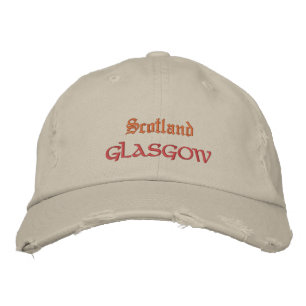 Scotland & Glasgow fashion / Glaswegian Patriots Embroidered Hat