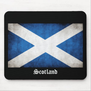 Scotland Grunge Flag Mouse Pad