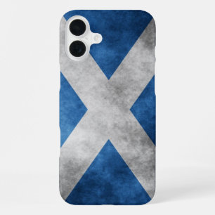 Scotland Grunge- Saint Andrew's Cross iPhone 16 Plus Case