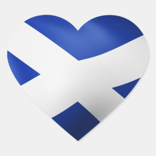 Scotland Heart Sticker
