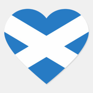 Scotland Heart Sticker