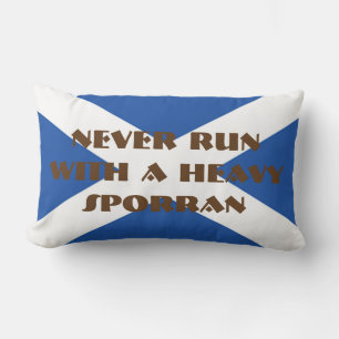 Scotland Heavy Sporran Lumbar Pillow