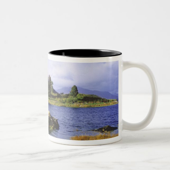 Scotland, Highland, Wester Ross, Eilean Donan 2 Two-Tone Coffee Mug (Right)