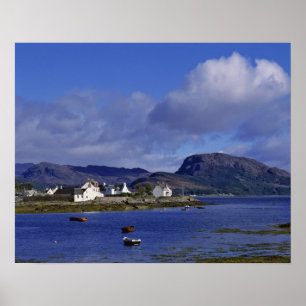 Scotland, Highland, Wester Ross, Plockton. Poster