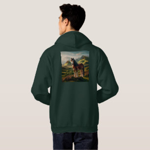 Scotland highlands Clydesdale horse Hoodie