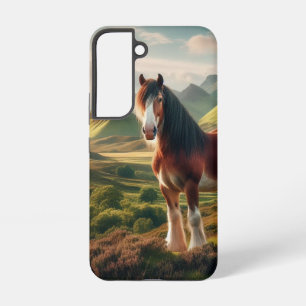 Scotland highlands Clydesdale horse Samsung Galaxy Case