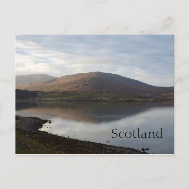 Scotland highlands landscape postcard (Front)