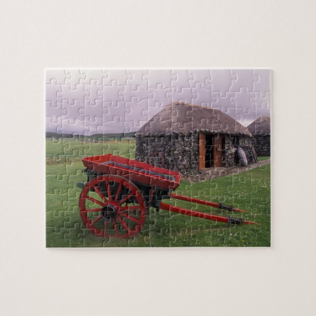 Scotland, Isle of Skye, Kilmuir. Rural landscape Jigsaw Puzzle (Horizontal)