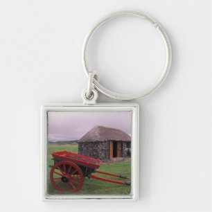 Scotland, Isle of Skye, Kilmuir. Rural landscape Key Ring