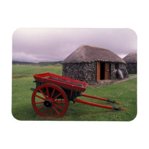 Scotland, Isle of Skye, Kilmuir. Rural landscape Magnet