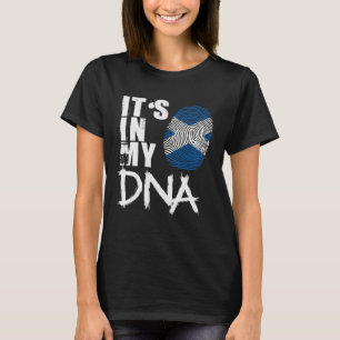 Scotland It Is In My DNA Proud Scottish Flag T-Shirt
