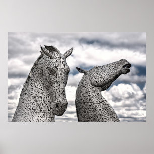 scotland kelpies poster