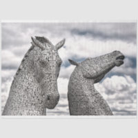 scotland kelpies tissue paper