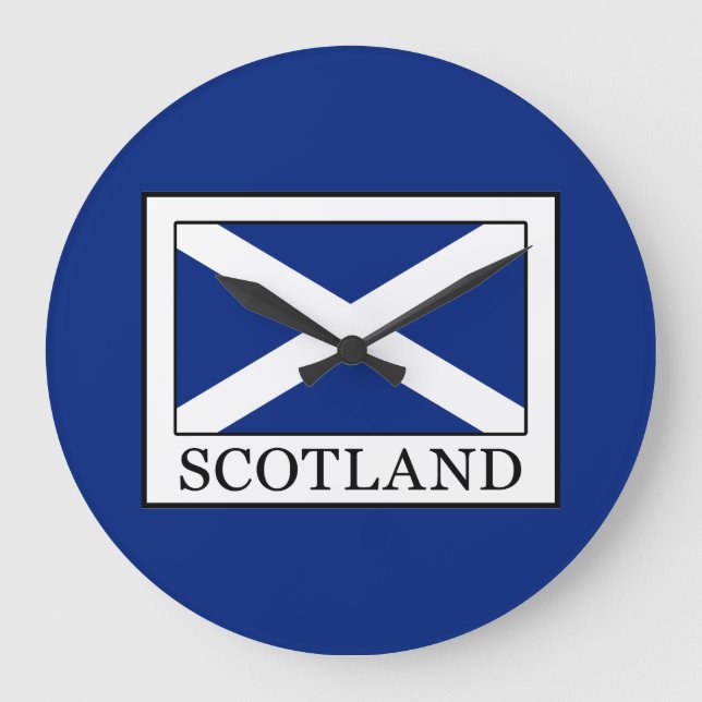 Scotland Large Clock (Front)