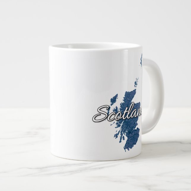 Scotland Large Coffee Mug (Front Right)