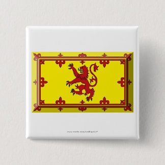Scotland Lion Flag Jewel 15 Cm Square Badge