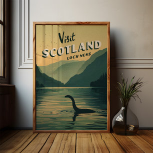 Scotland Loch Ness Monster Poster