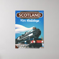 Scotland Locomotive travel poster