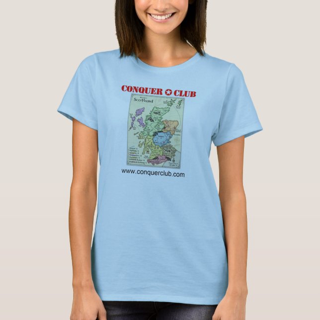 Scotland Map T-Shirt (Front)