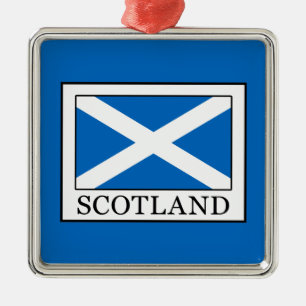 Scotland Metal Tree Decoration