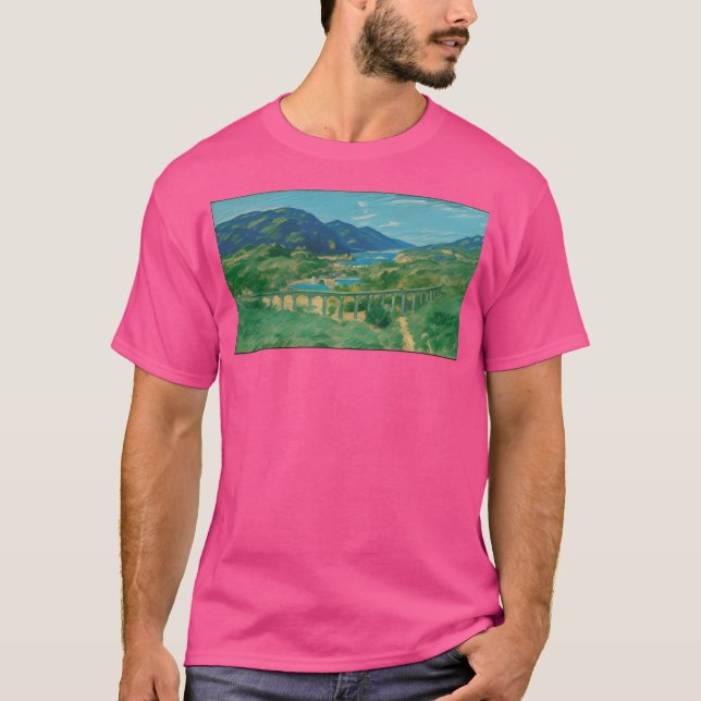 Scotland Mountains Active T-Shirt (Front)