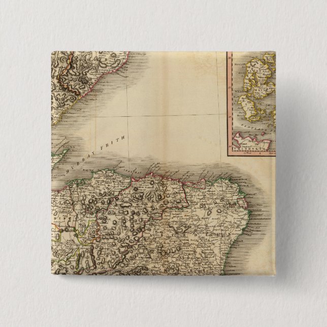 Scotland NE 15 Cm Square Badge (Front)