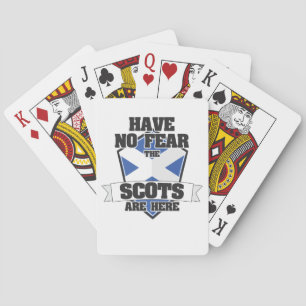 Scotland No Fear Scots Are Here Scottish Family Playing Cards