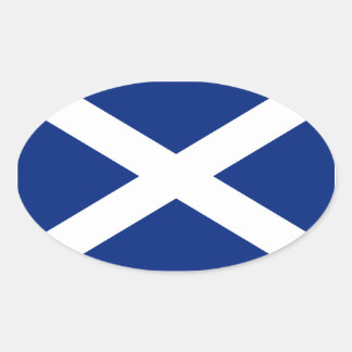 Scotland Oval Sticker