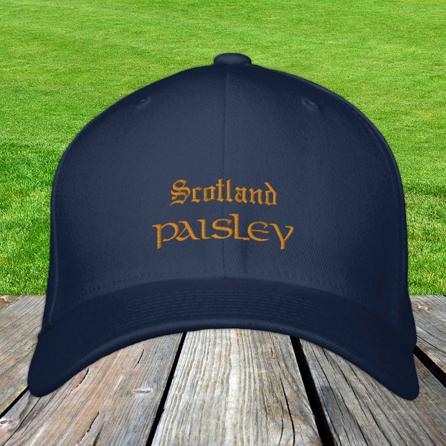 Scotland & PAISLEY fashion / Scottish Patriots Embroidered Hat (Creator Uploaded)