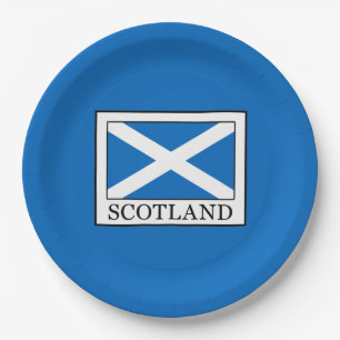 Scotland Paper Plate