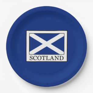 Scotland Paper Plate