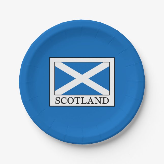 Scotland Paper Plate (Front)