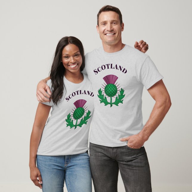 Scotland Purple Thistle T-Shirt (Unisex)