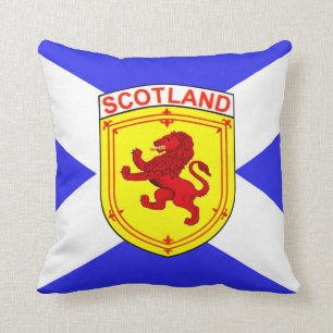 Scotland,  Rampant lion,  Ancient flag of Scotland Cushion