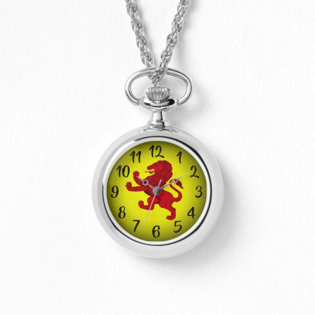 Scotland Rampant lion from ancient Scottish flag Watch (Front)