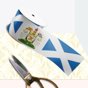 Scotland Ribbon, Emblem, patriotic, Scottish Flag Grosgrain Ribbon